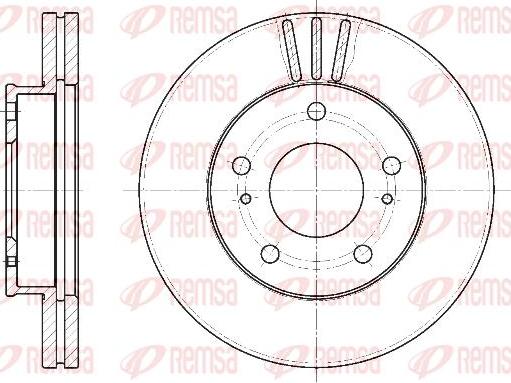 Kawe 6444 10 - Тормозной диск autospares.lv