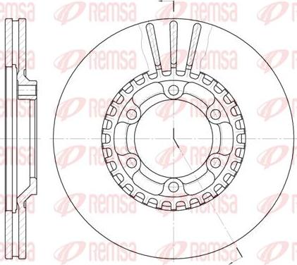 Kawe 6446 10 - Тормозной диск autospares.lv