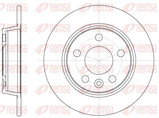 Kawe 6453 00 - Тормозной диск autospares.lv