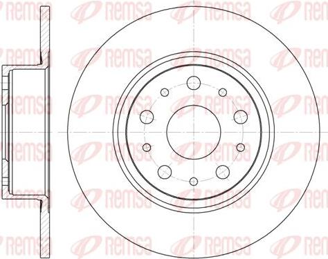 Kawe 6457 00 - Тормозной диск autospares.lv