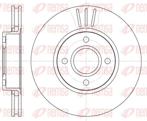 Kawe 6469 10 - Тормозной диск autospares.lv