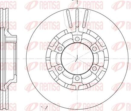 Kawe 6464 10 - Тормозной диск autospares.lv