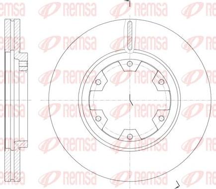 Kawe 6466 10 - Тормозной диск autospares.lv