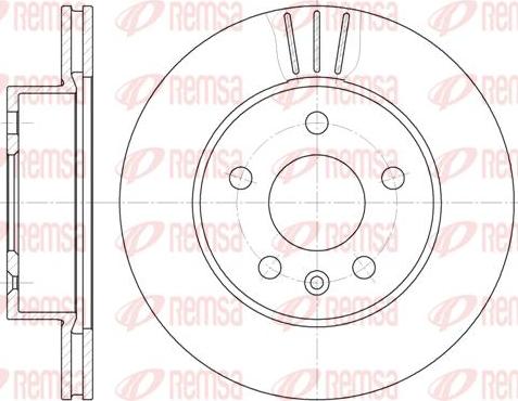 Kawe 6460 10 - Тормозной диск autospares.lv