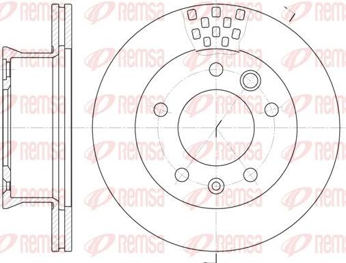 Kawe 6461 10 - Тормозной диск autospares.lv