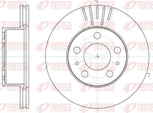 Kawe 6409 10 - Тормозной диск autospares.lv