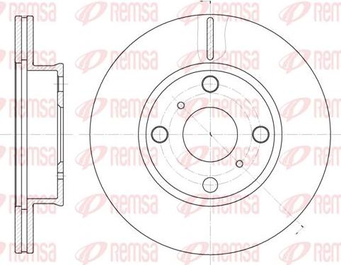 Kawe 6402 10 - Тормозной диск autospares.lv