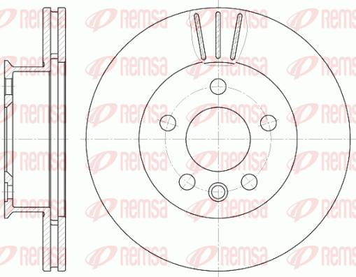 Kawe 6416 10 - Тормозной диск autospares.lv