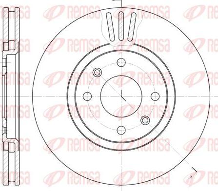 Kawe 6486 10 - Тормозной диск autospares.lv