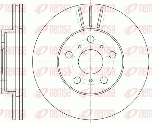 Kawe 6439 10 - Тормозной диск autospares.lv