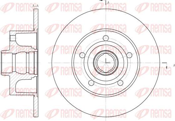 Kawe 6431 00 - Тормозной диск autospares.lv