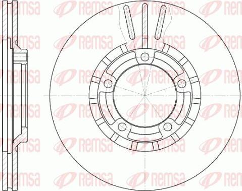 Kawe 6437 10 - Тормозной диск autospares.lv