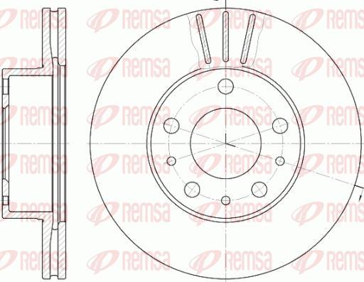 Kawe 6476 10 - Тормозной диск autospares.lv