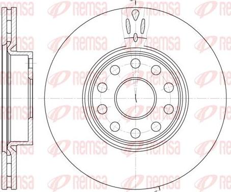 Kawe 6478 10 - Тормозной диск autospares.lv