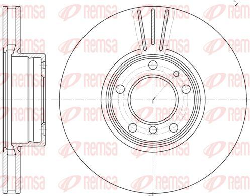 Kawe 6599 10 - Тормозной диск autospares.lv