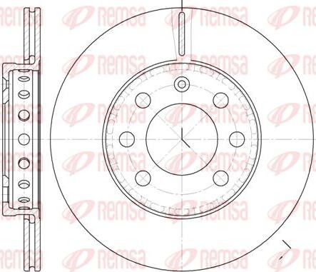 Kawe 6595 00 - Тормозной диск autospares.lv