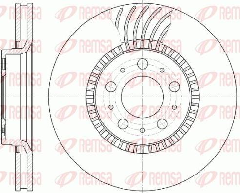 Kawe 6591 10 - Тормозной диск autospares.lv