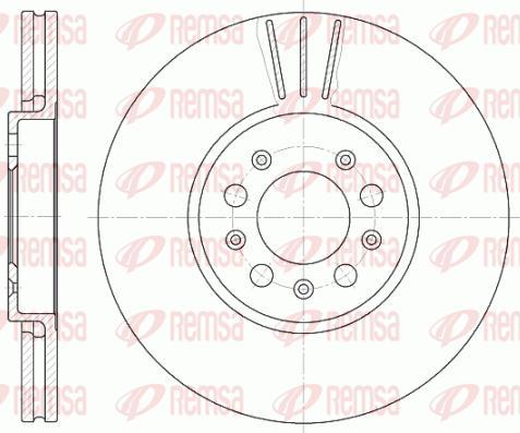 Kawe 6544 10 - Тормозной диск autospares.lv