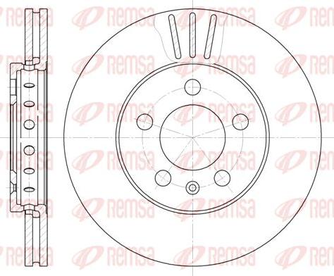 Kawe 6545 10 - Тормозной диск autospares.lv