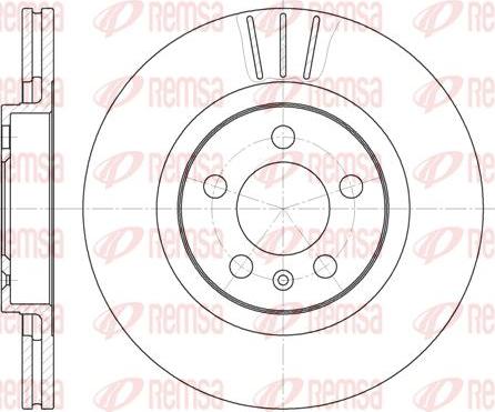 Kawe 6546 10 - Тормозной диск autospares.lv