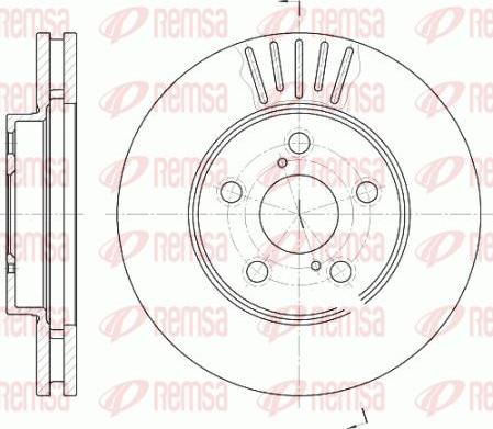 Kawe 6542 10 - Тормозной диск autospares.lv