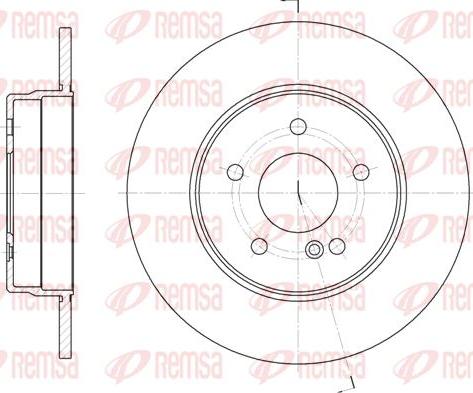 Kawe 6555 00 - Тормозной диск autospares.lv