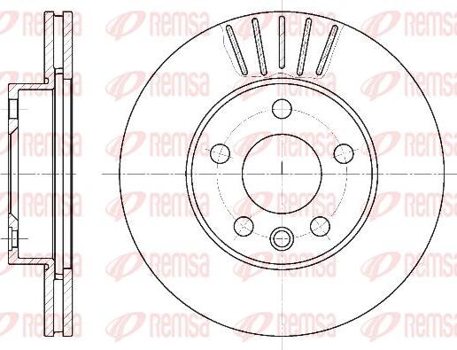 Kawe 6551 10 - Тормозной диск autospares.lv