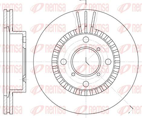 Kawe 6553 10 - Тормозной диск autospares.lv