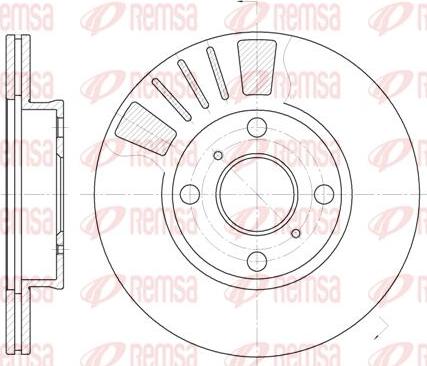 Kawe 6569 10 - Тормозной диск autospares.lv