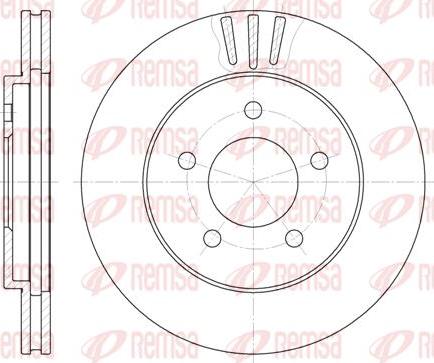 Kawe 6564 10 - Тормозной диск autospares.lv