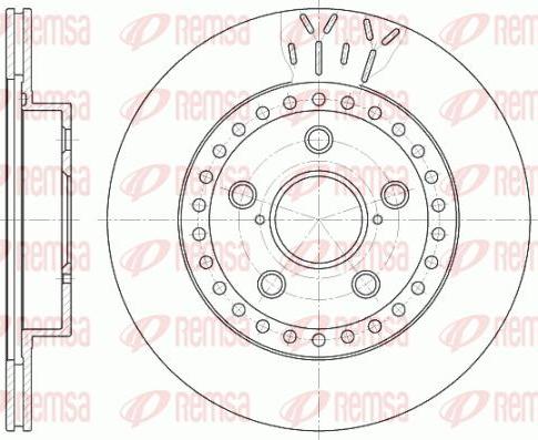 DON PCD15312 - Тормозной диск autospares.lv