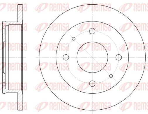 Kawe 6568 00 - Тормозной диск autospares.lv