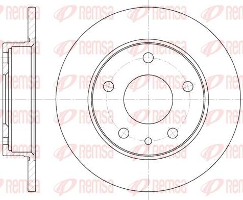 Kawe 6516 00 - Тормозной диск autospares.lv