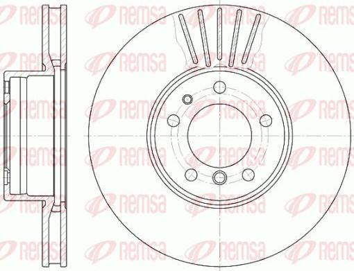 Kawe 6511 10 - Тормозной диск autospares.lv