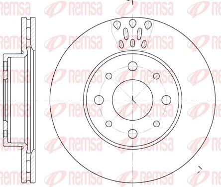 Kawe 6517 10 - Тормозной диск autospares.lv