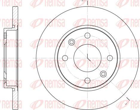 Kawe 6535 00 - Тормозной диск autospares.lv