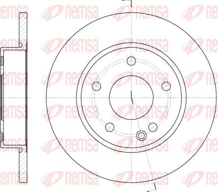 Kawe 6526 00 - Тормозной диск autospares.lv