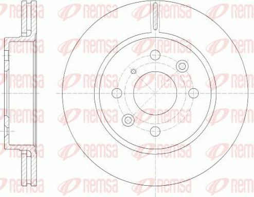 Kawe 6523 10 - Тормозной диск autospares.lv