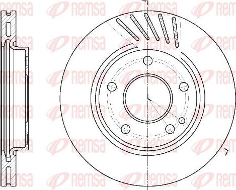 Kawe 6527 10 - Тормозной диск autospares.lv