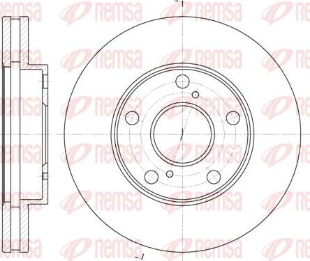 Kawe 6571 10 - Тормозной диск autospares.lv