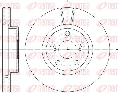 Kawe 6577 10 - Тормозной диск autospares.lv