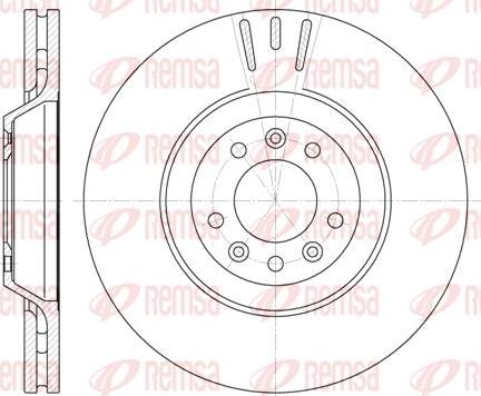 Kawe 6691 10 - Тормозной диск autospares.lv