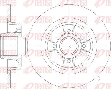 Kawe 6698 00 - Тормозной диск autospares.lv