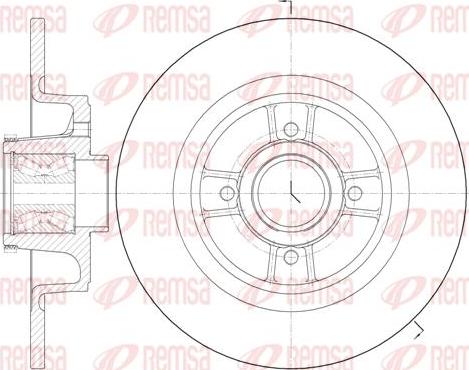 Kawe 6698 20 - Тормозной диск autospares.lv