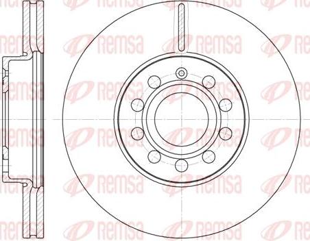 Kawe 6648 10 - Тормозной диск autospares.lv