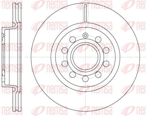 Kawe 6647 10 - Тормозной диск autospares.lv