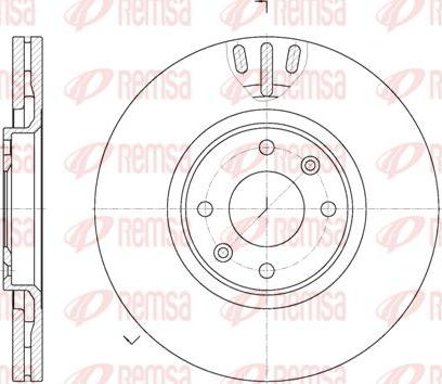 Kawe 6657 10 - Тормозной диск autospares.lv