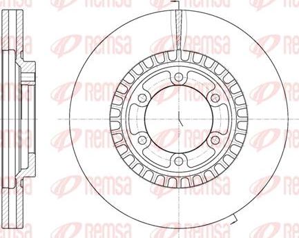 Kawe 6669 10 - Тормозной диск autospares.lv