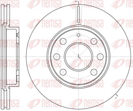 Kawe 6665 10 - Тормозной диск autospares.lv