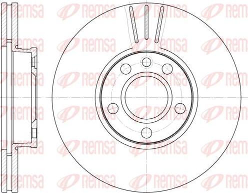 Kawe 6660 10 - Тормозной диск autospares.lv